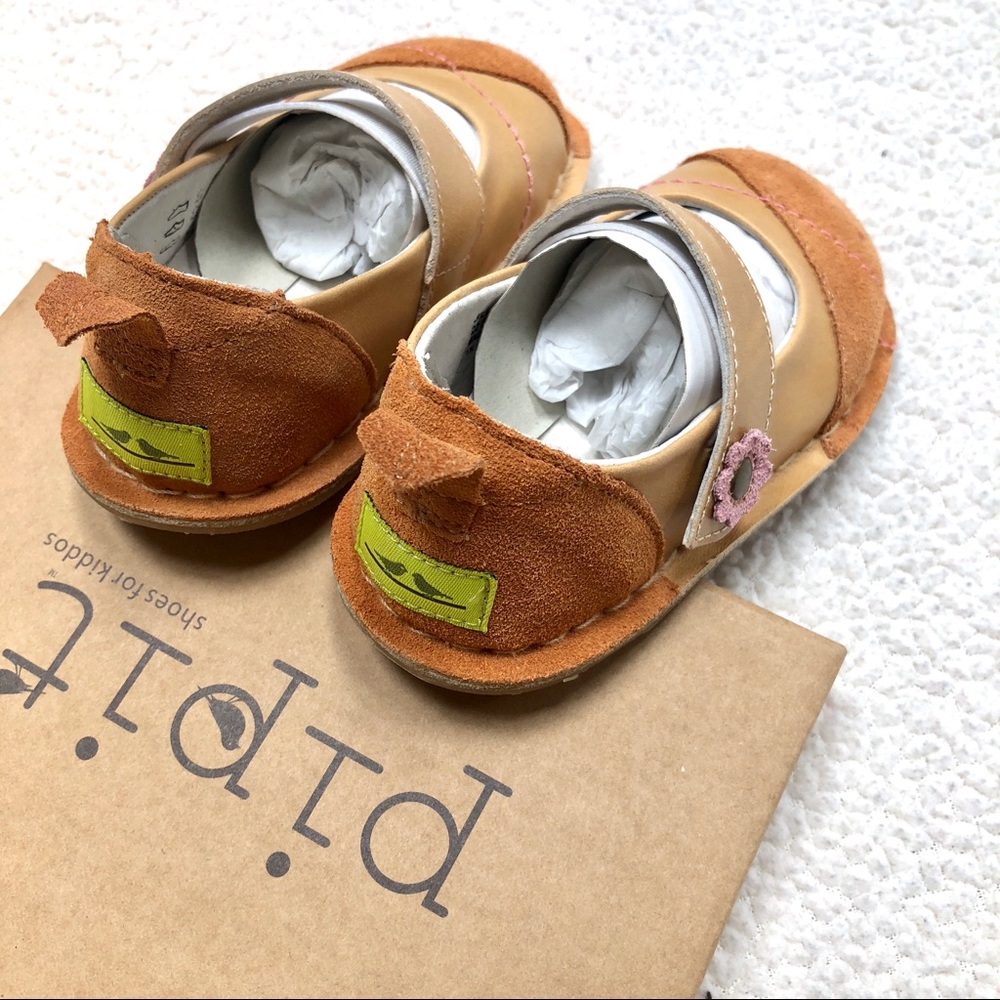 ❗️Today’s SALE Pipit Caramel Suede Kids’ Shoes Jill Mini Mary Jane’s 6 - Picture 9 of 12